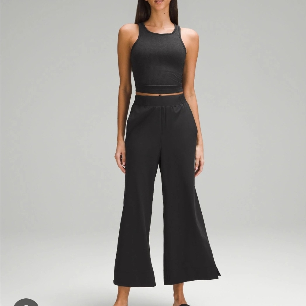 Lululemon Women's Black Wide-Leg Pants